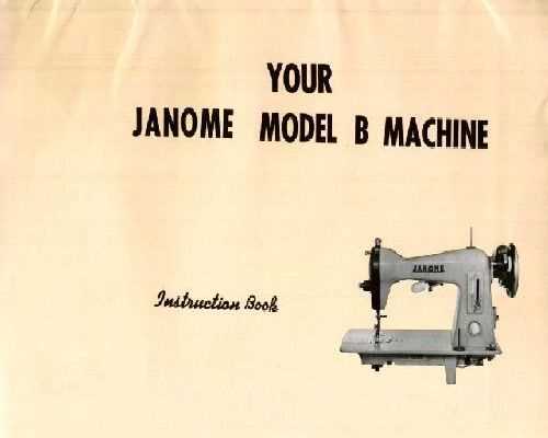 janome 525s instruction manual