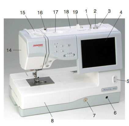 janome memory craft 11000 instruction manual