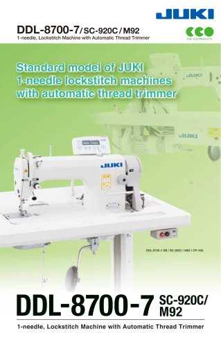 juki ddl 5550n 7 instruction manual