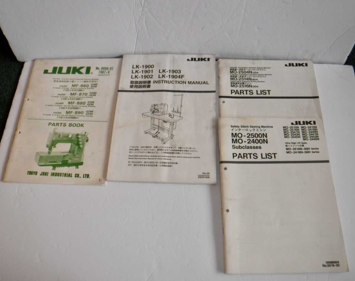 juki lk 1900a instruction manual