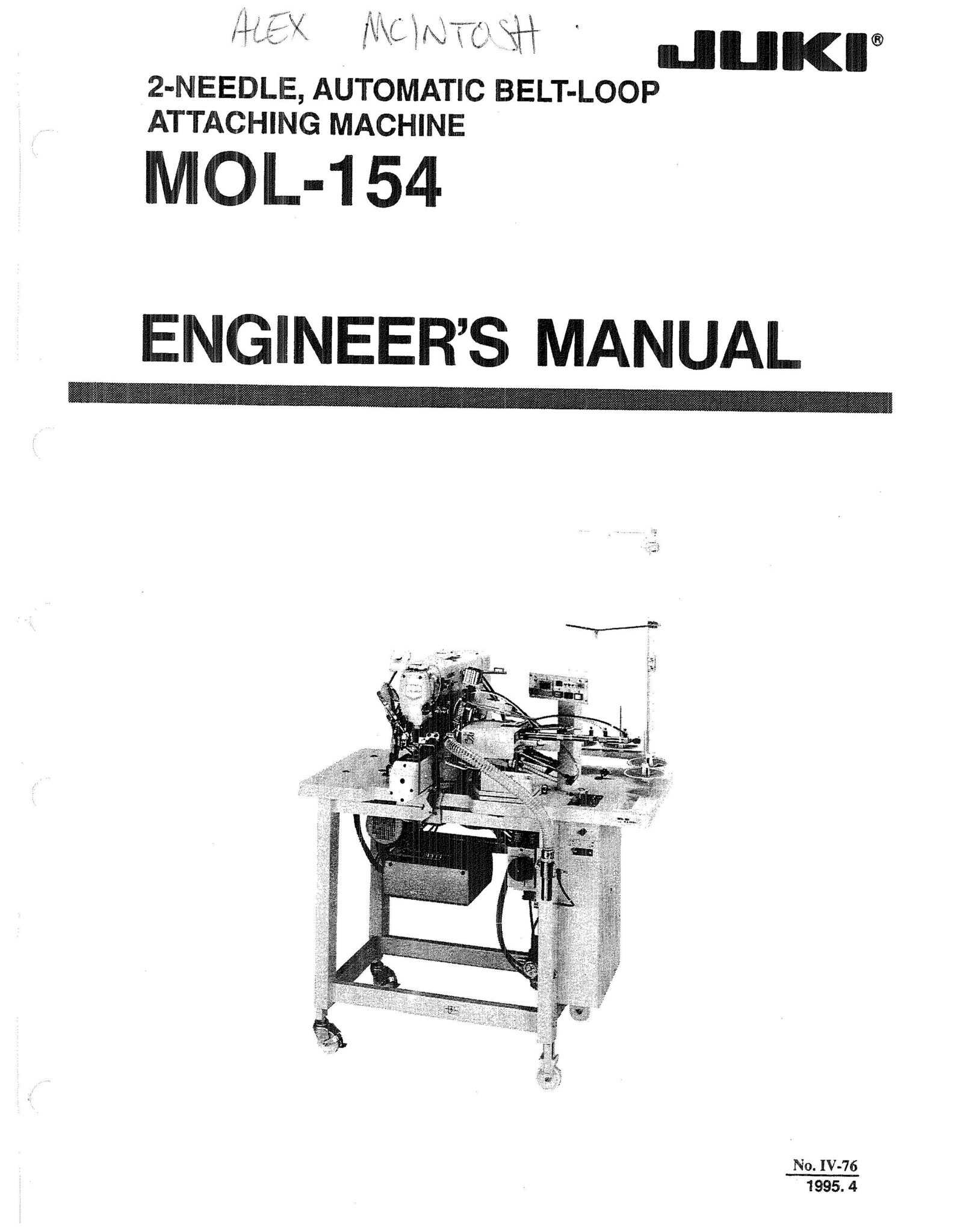 juki mol 254 instruction manual