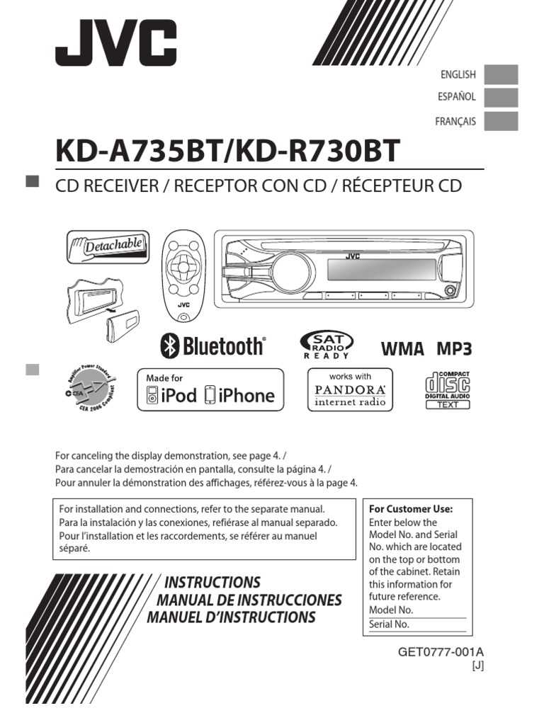 jvc kd r320 instruction manual