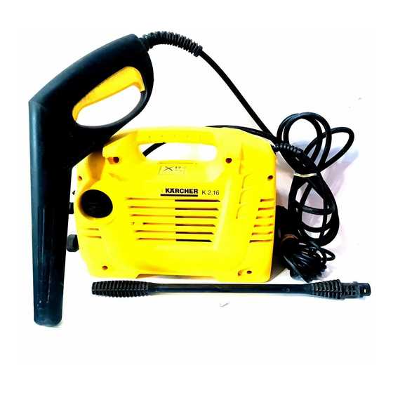 karcher pressure washer instruction manual