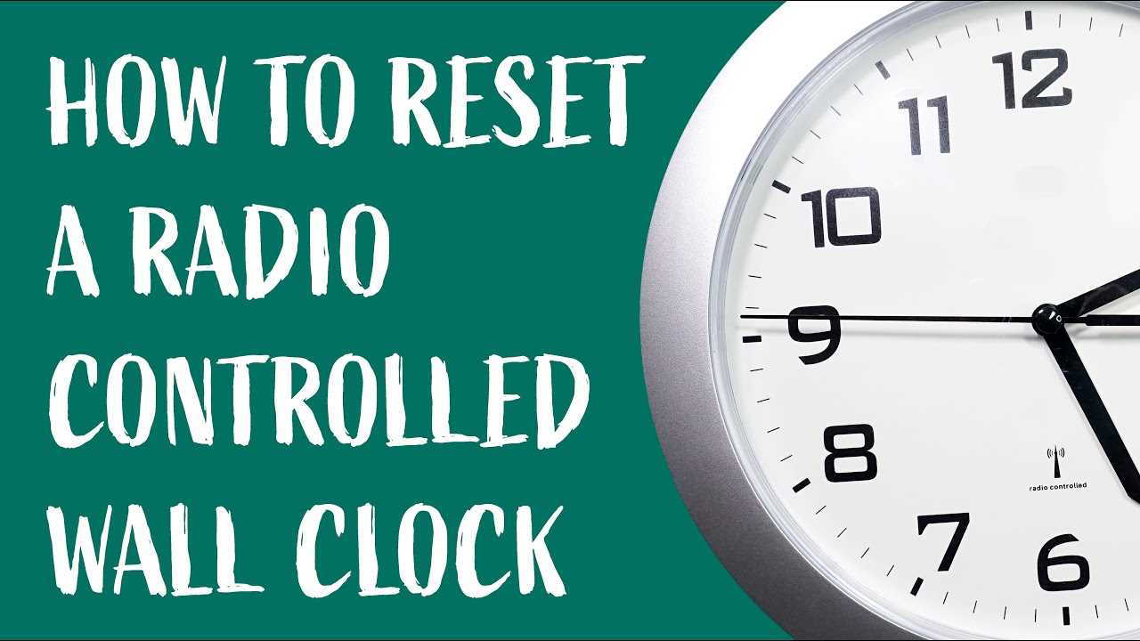 kincaid radio controlled clock instruction manual