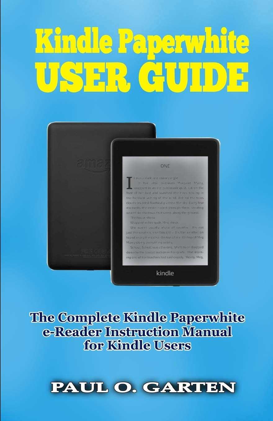 kindle book instruction manual