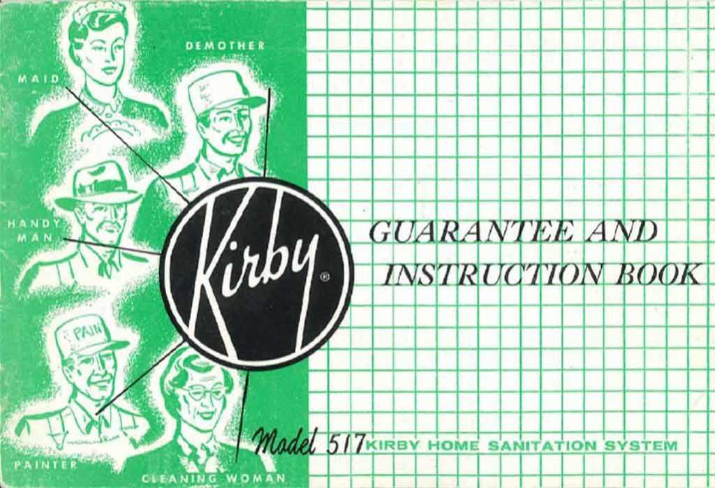 kirby g6 instruction manual