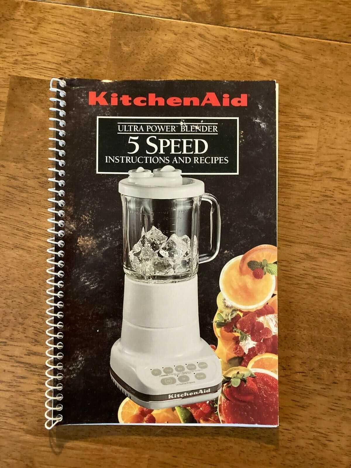 kitchenaid artisan blender instruction manual