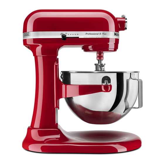 kitchenaid professional 600 instruction manual