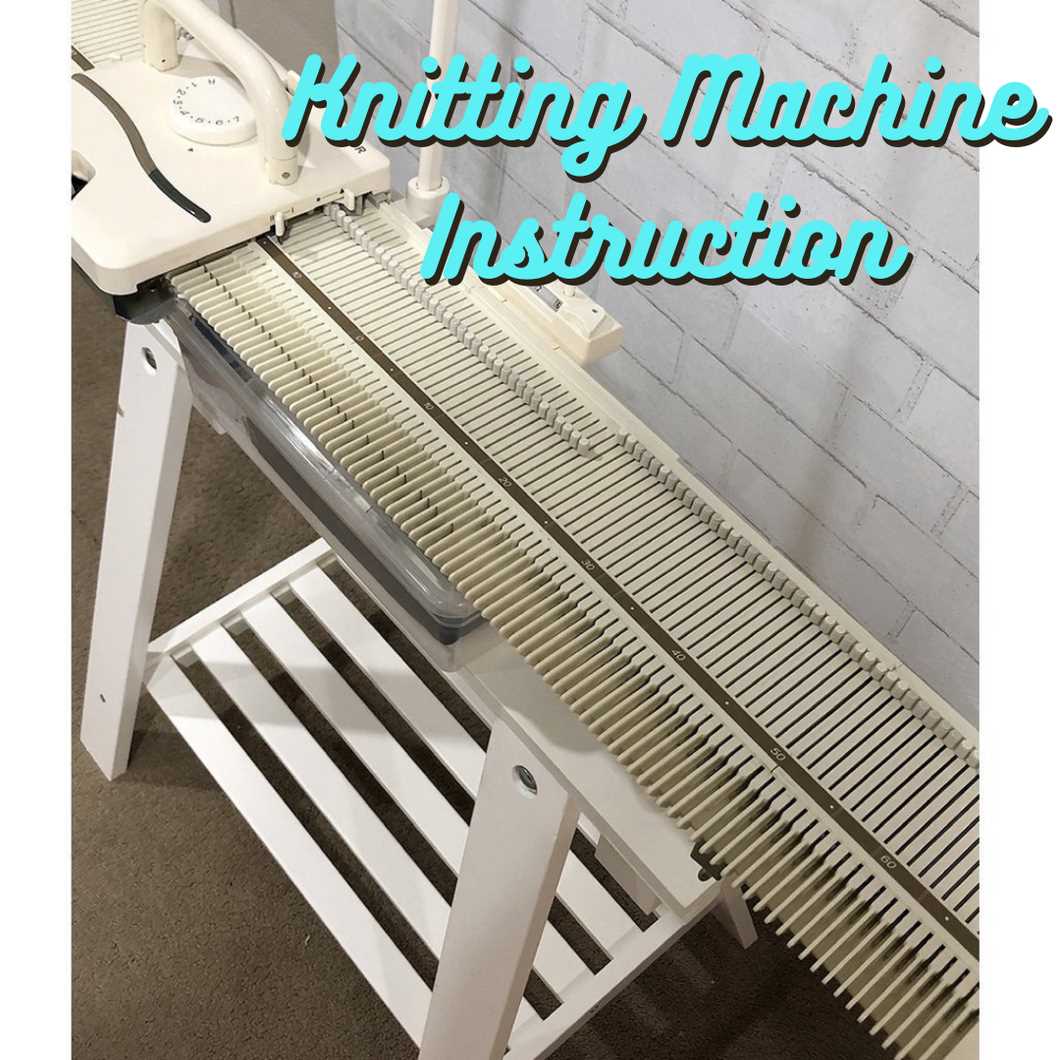 knitting machine instruction manual