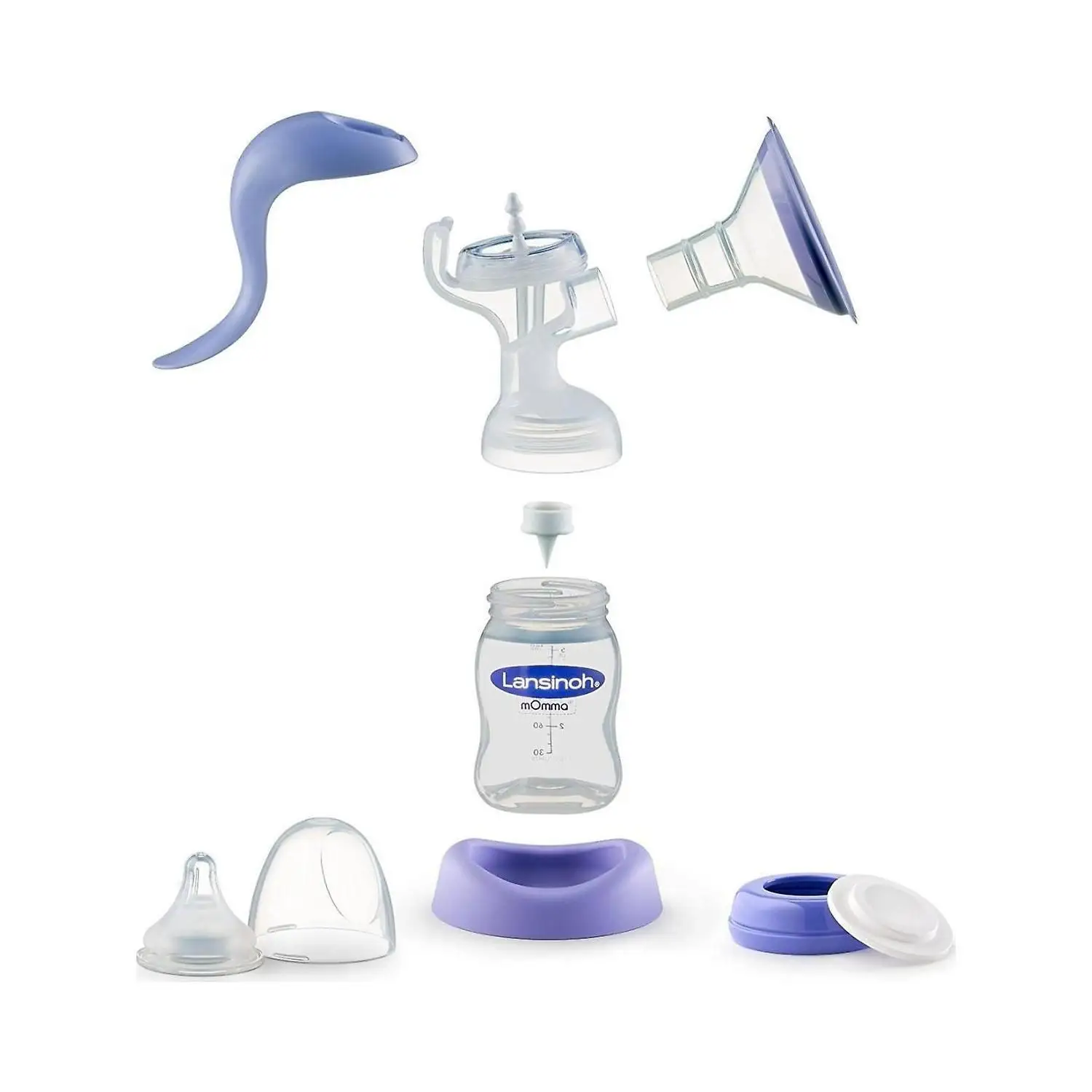 lansinoh manual breast pump instructions