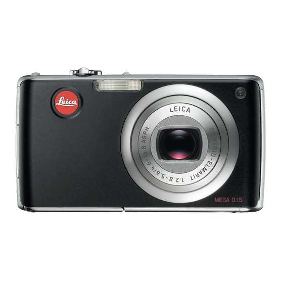 leica c lux instruction manual