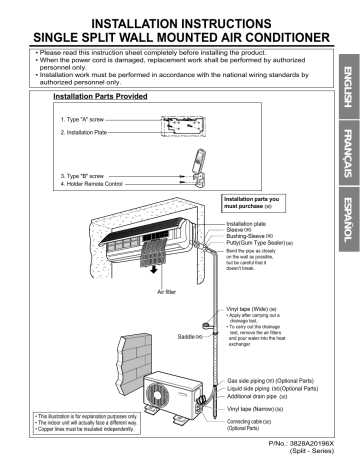 lg air conditioner instruction manual