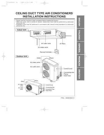 lg air conditioner instruction manual