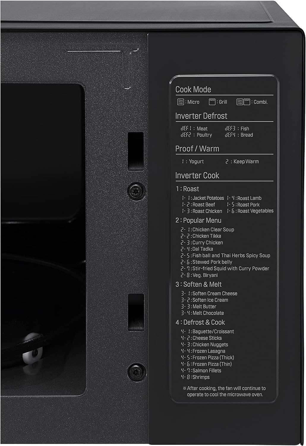 lg microwave instruction manual