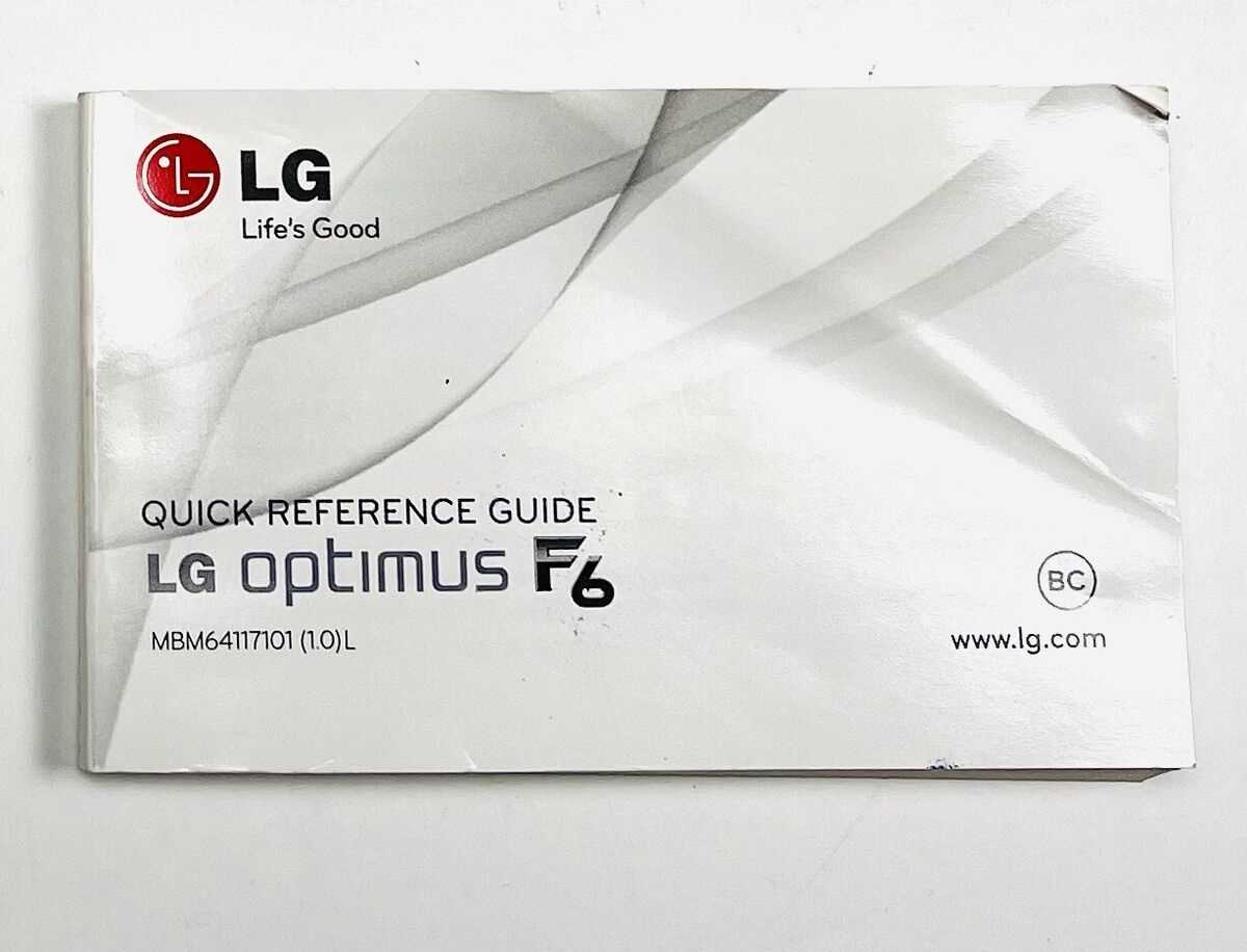 lg optimus instruction manual