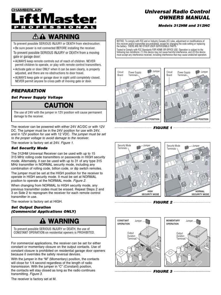 lift master instruction manual