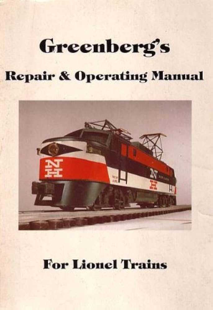 lionel train instruction manuals