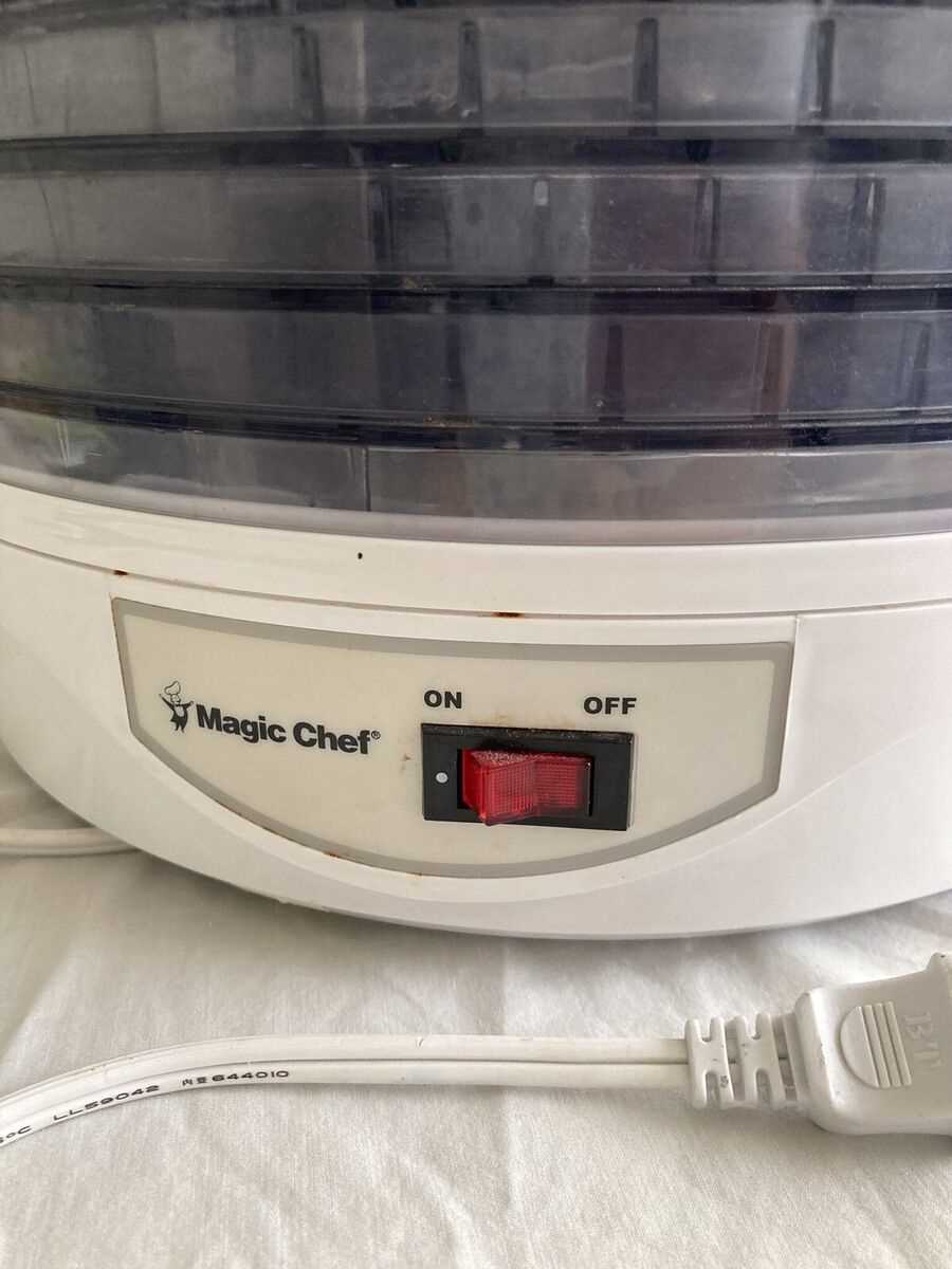 magic chef food dehydrator 470 instruction manual