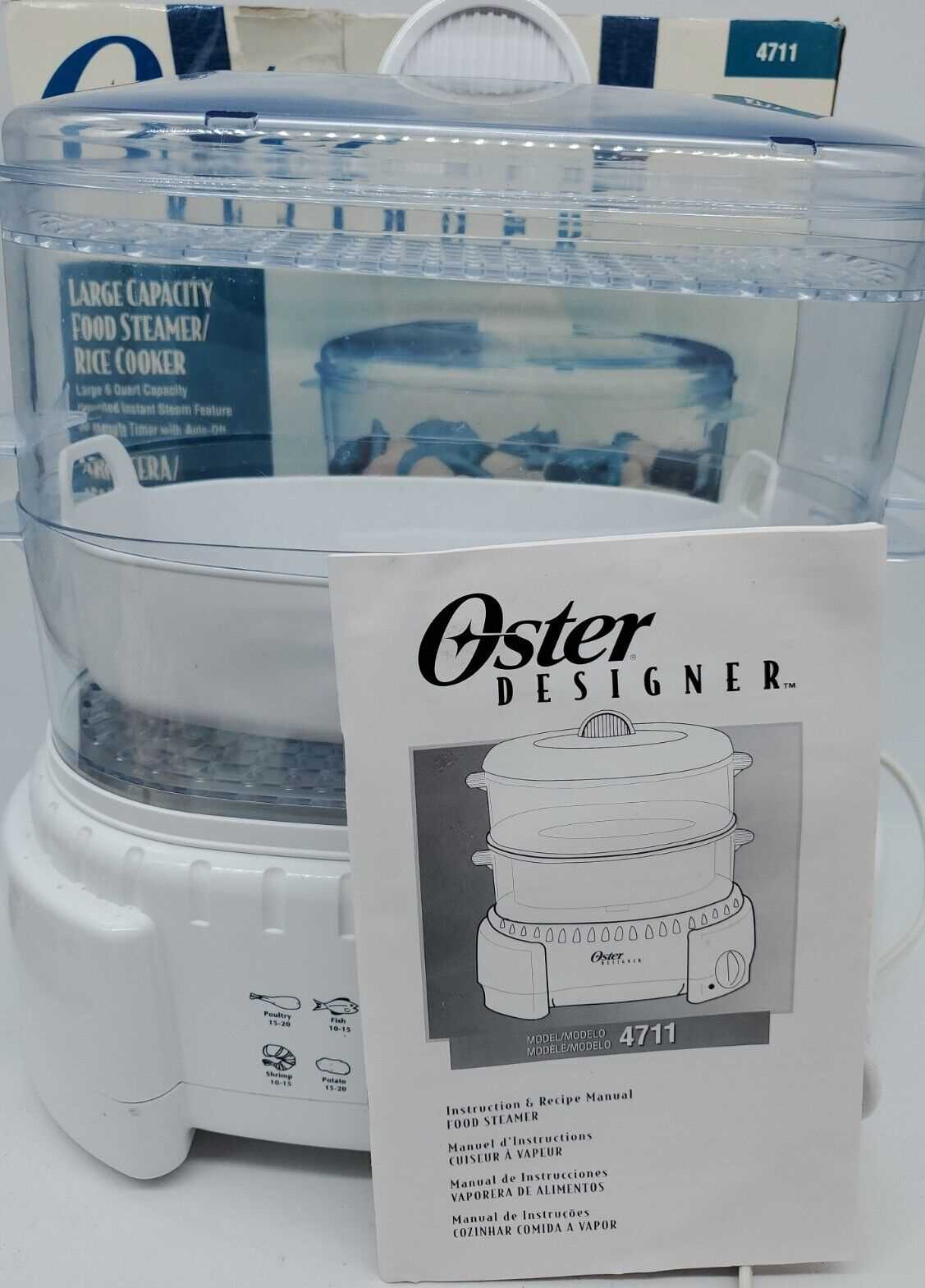 manual oster rice cooker instructions