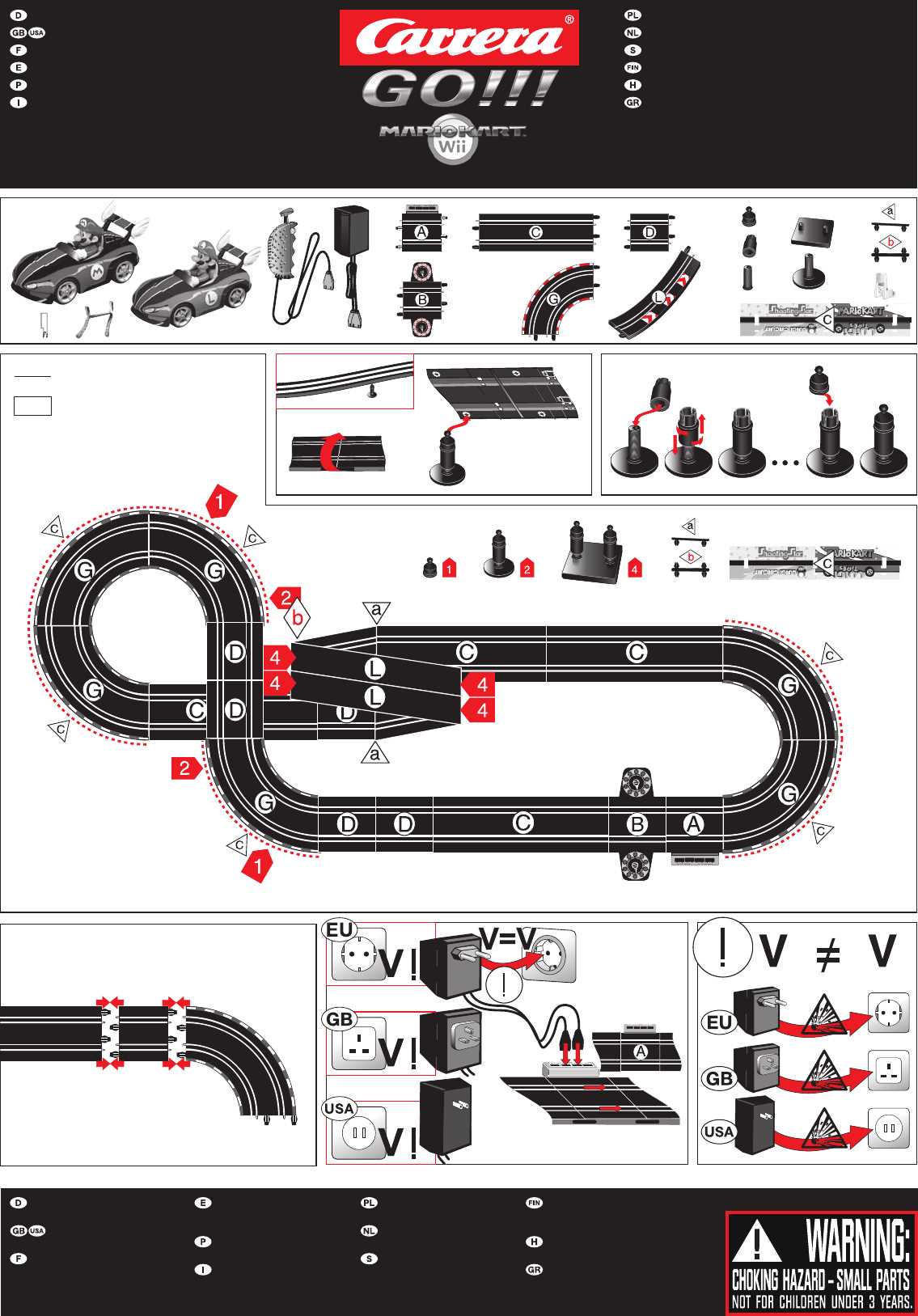 mario kart instruction manual