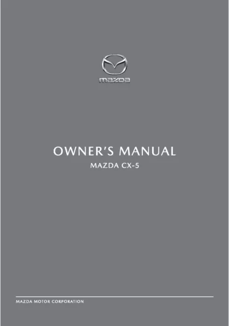 mazda 5 instruction manual