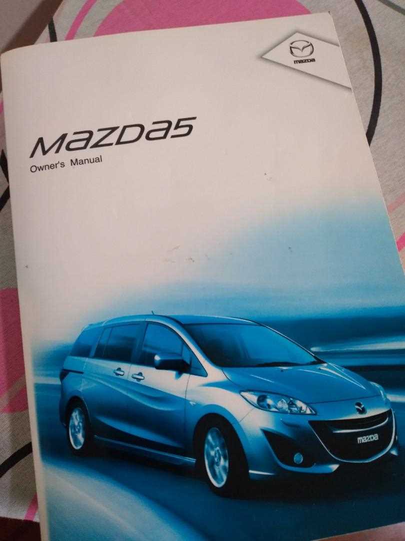 mazda 5 instruction manual