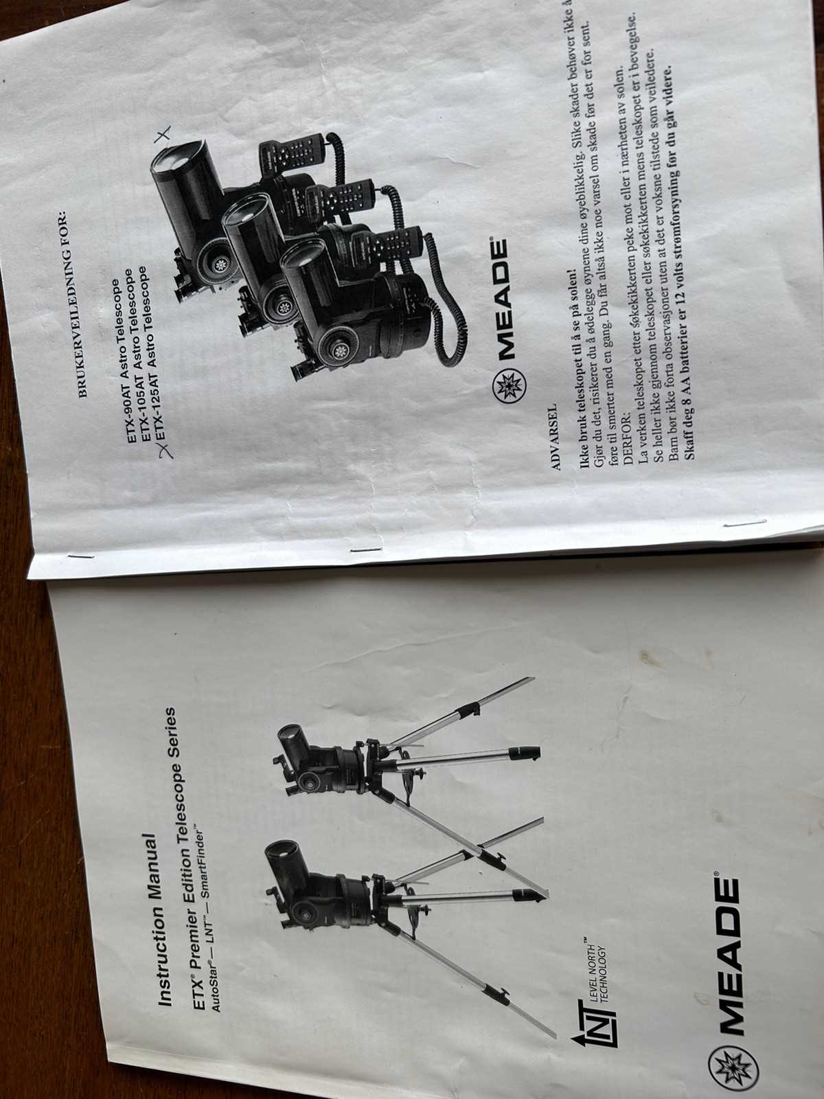 meade etx 90 instruction manual