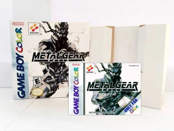 metal gear instruction manual