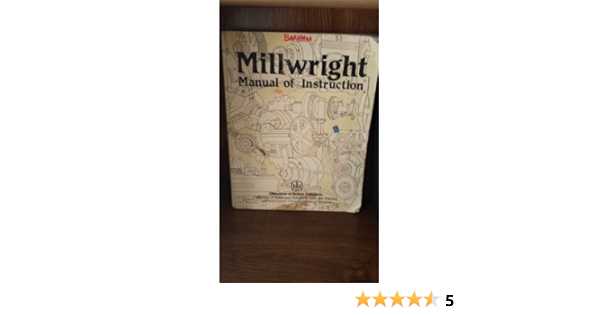 millwright manual of instruction