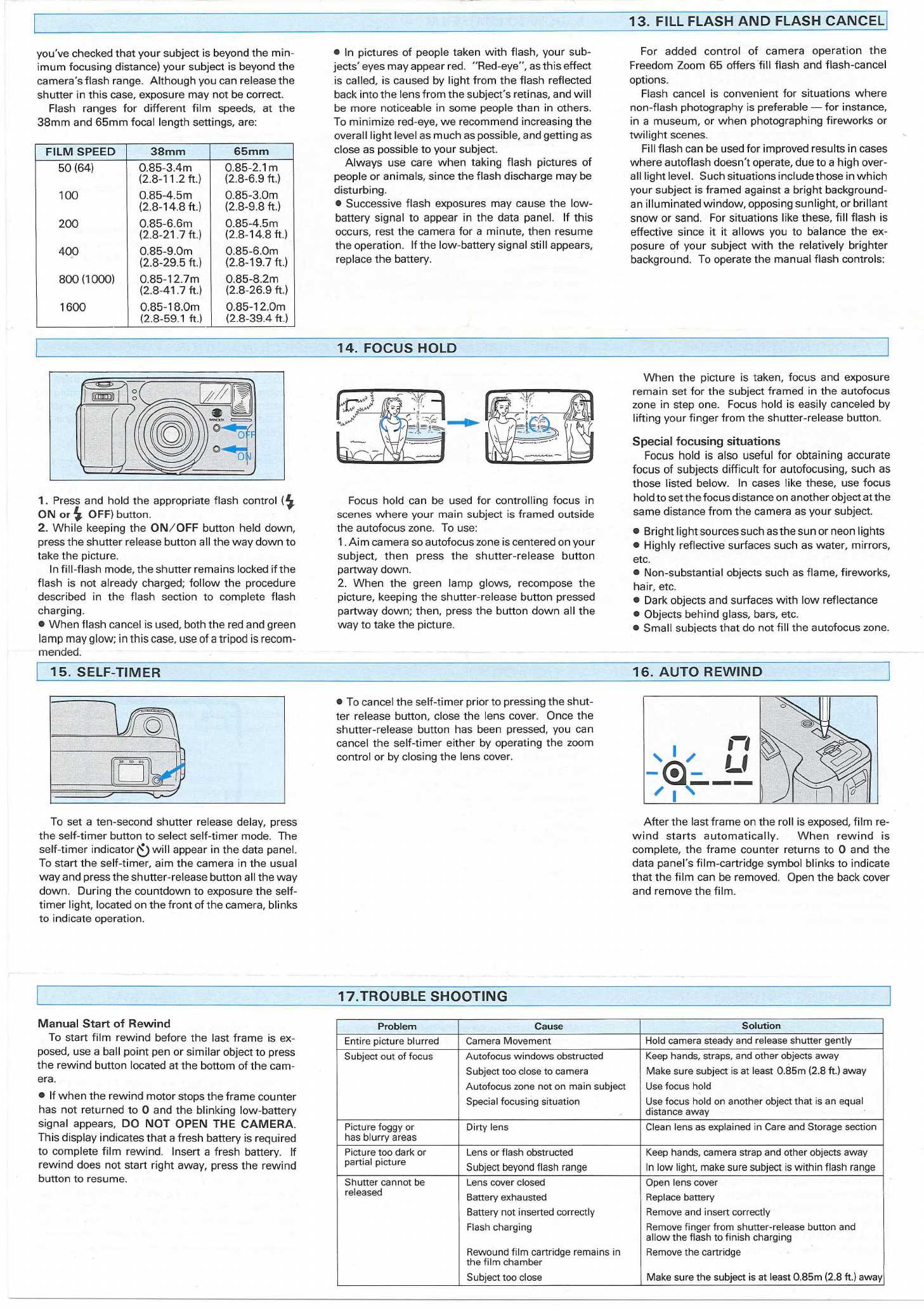 minolta mn35z instruction manual