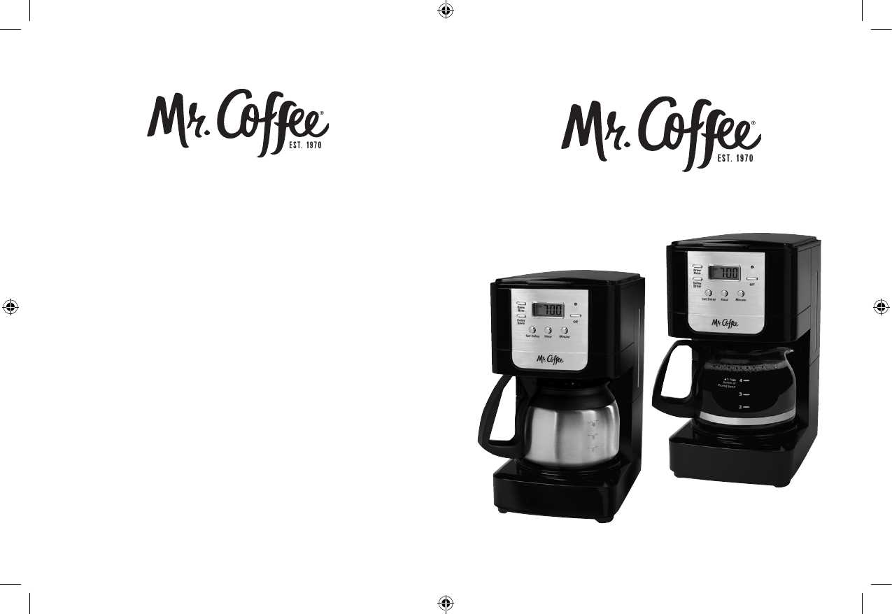 mr coffee jwx23 instruction manual