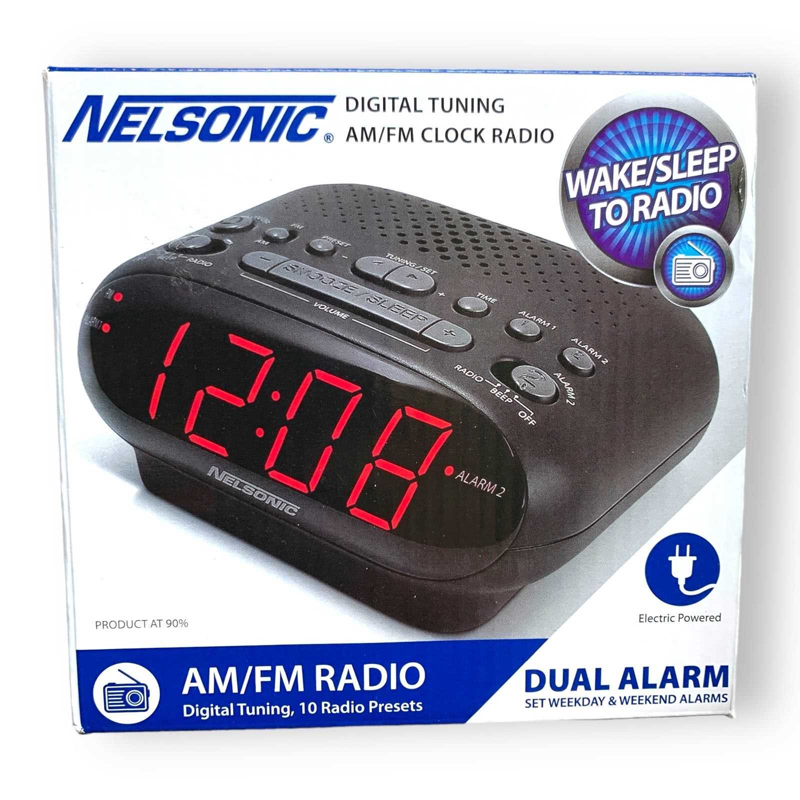 nelsonic alarm clock instruction manual