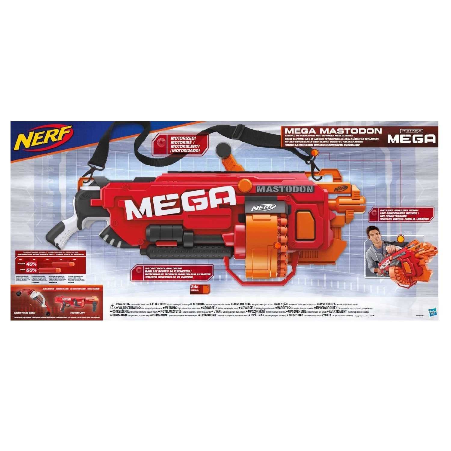 nerf mega mastodon instruction manual