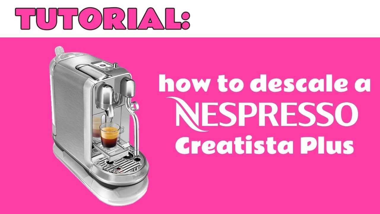 nespresso creatista plus instruction manual