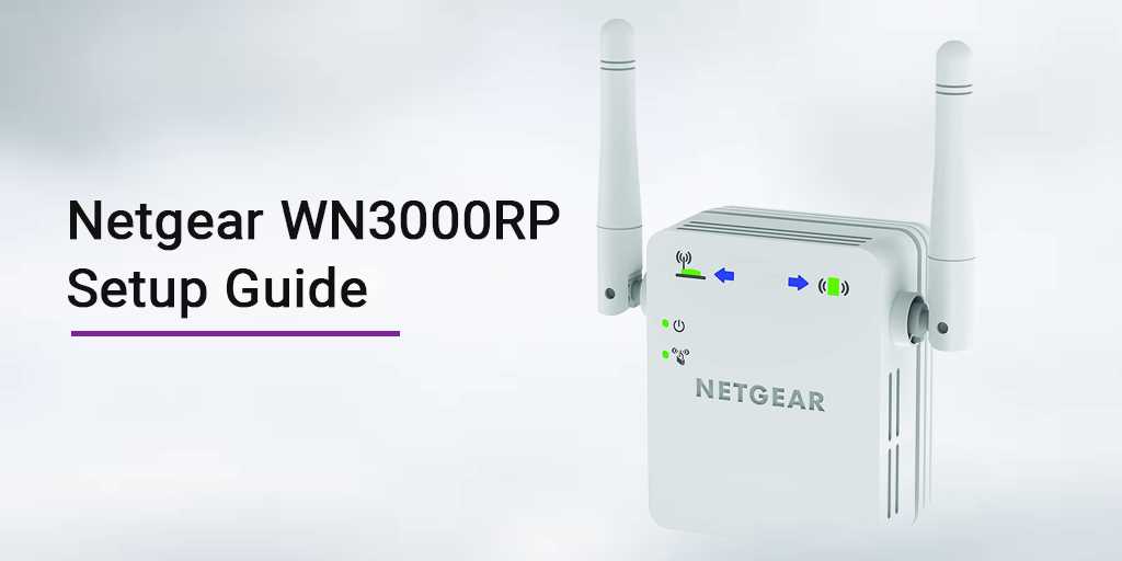 netgear wn3000rp instruction manual