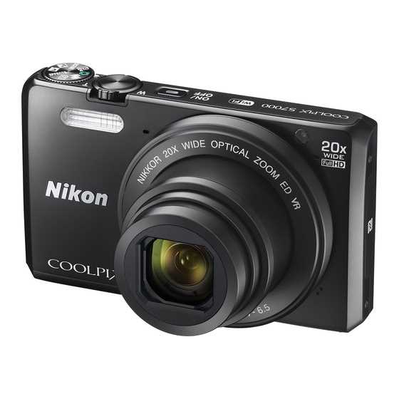 nikon coolpix s7000 instruction manual