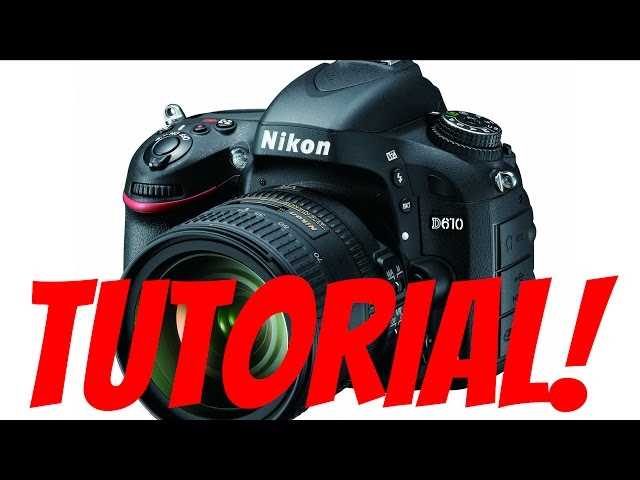 nikon d610 instruction manual