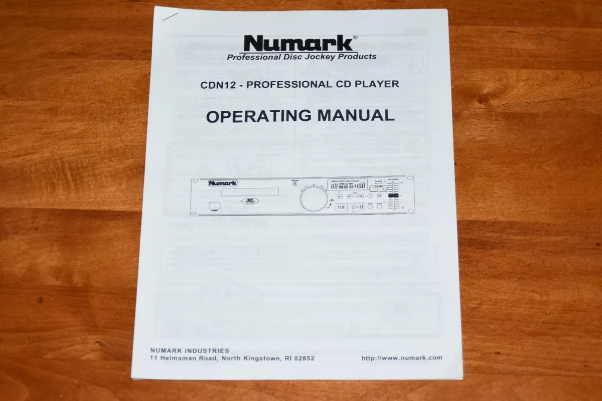 numark ttusb instruction manual