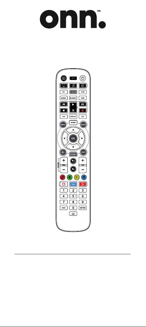 onn universal remote instruction manual