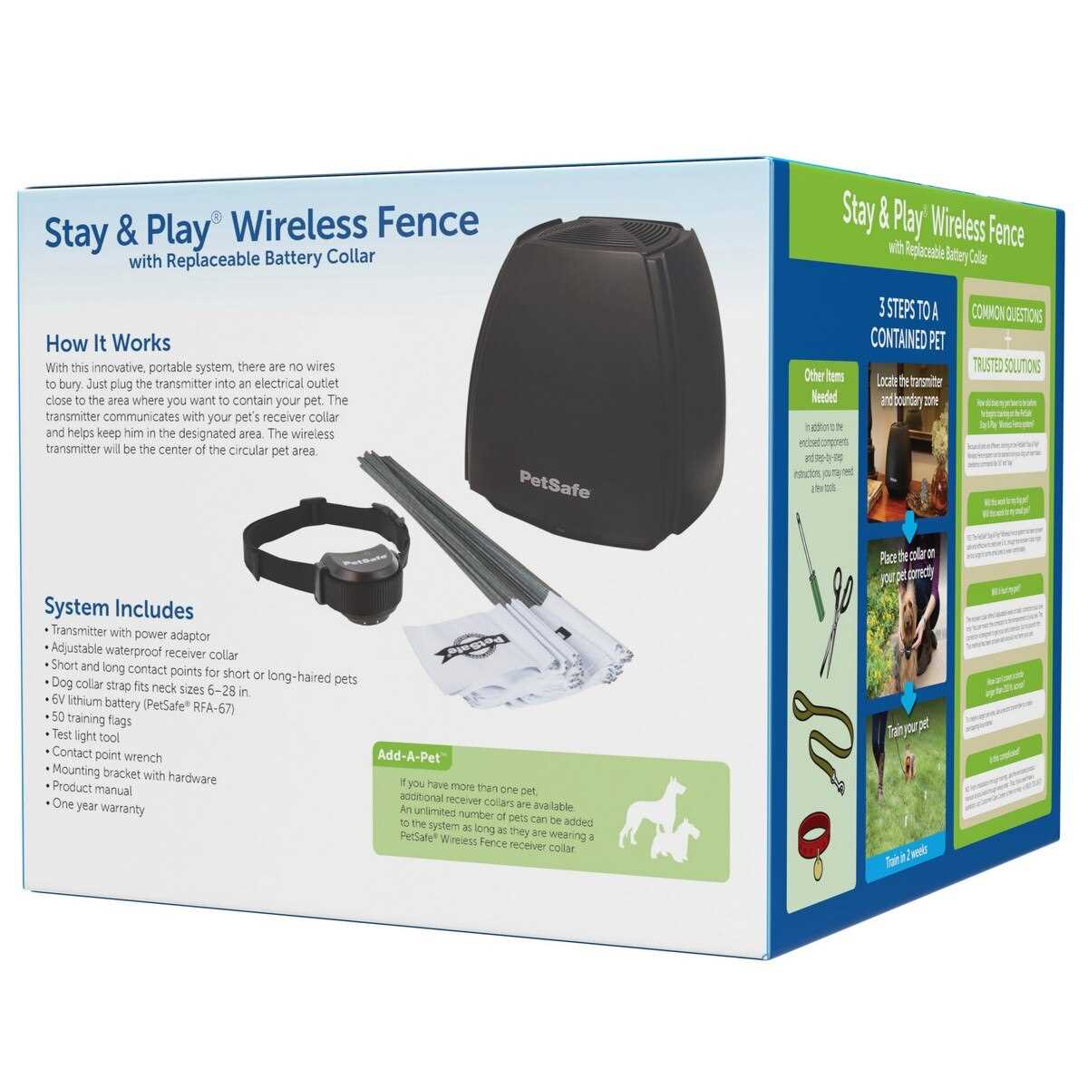 petsafe wireless pet containment system instruction manual