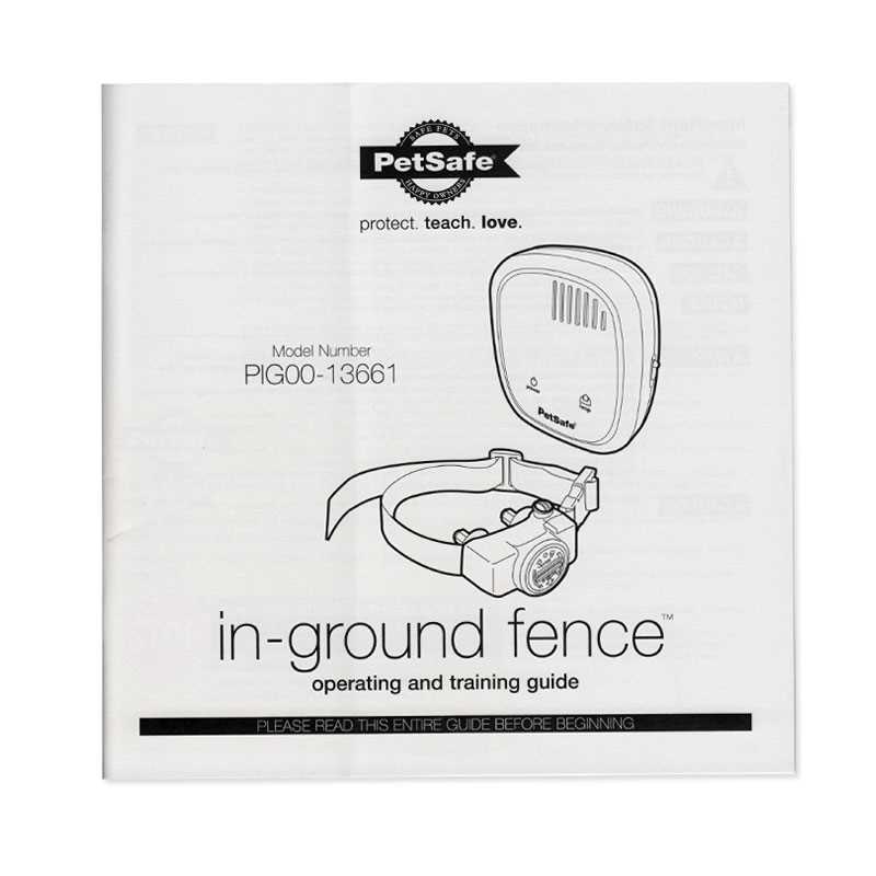 petsafe wireless pet containment system instruction manual