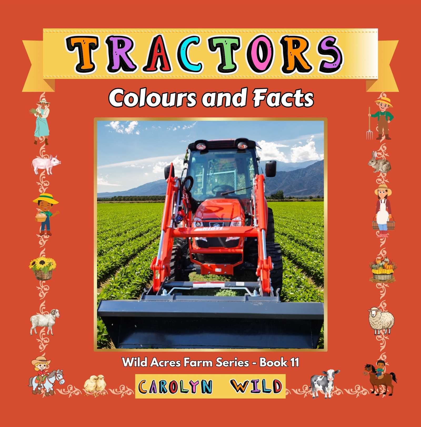 pictures of various farm equipment and instructional manual