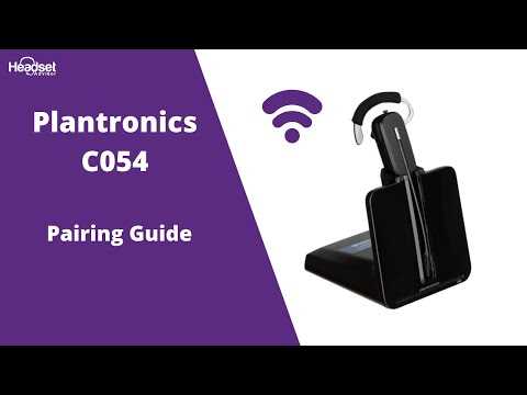 plantronics c053 instruction manual