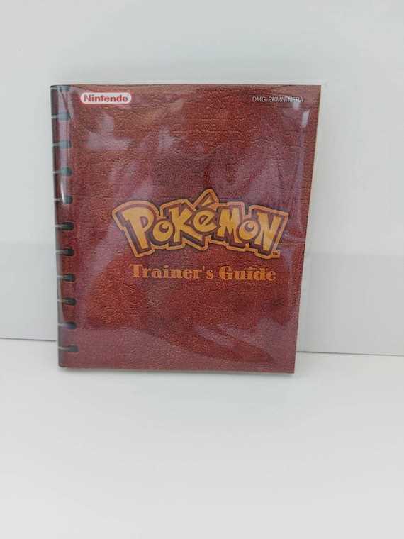 pokemon yellow instruction manual