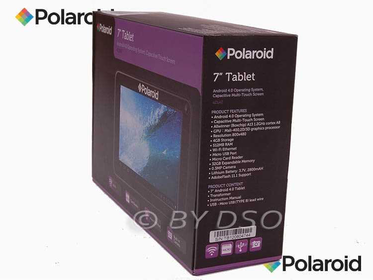 polaroid tablet instruction manual