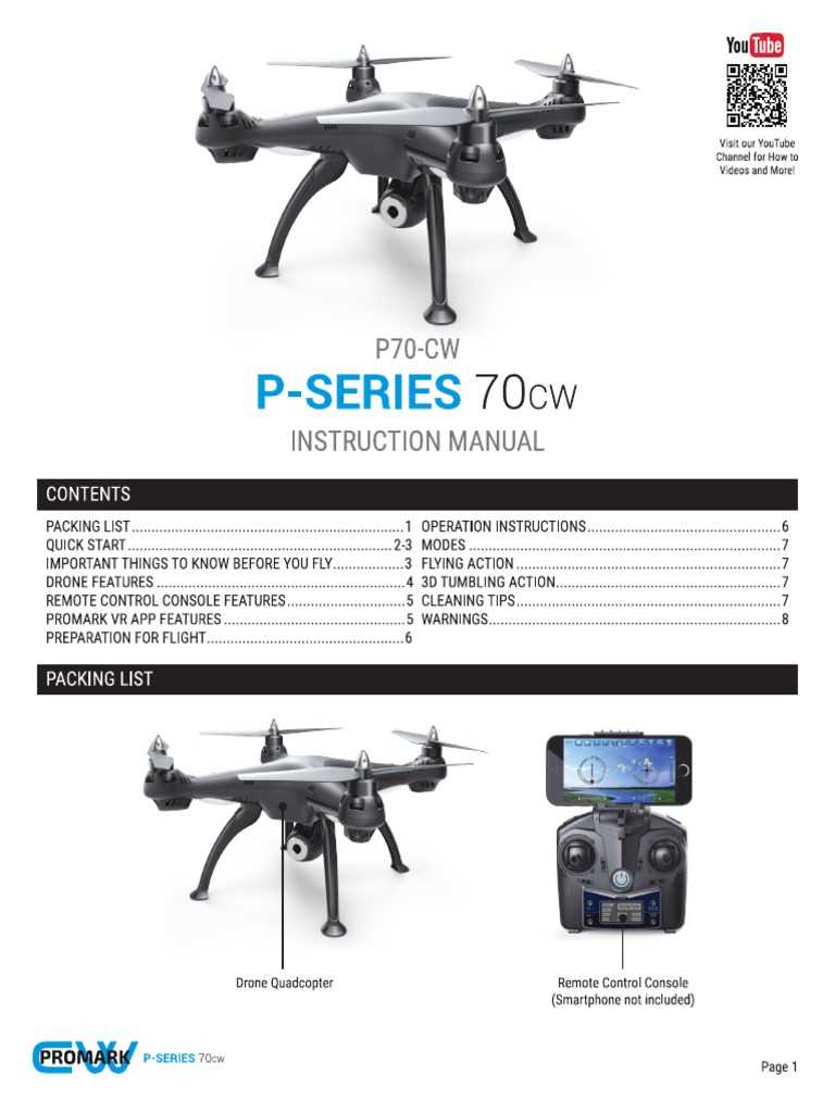 promark vr drone instruction manual