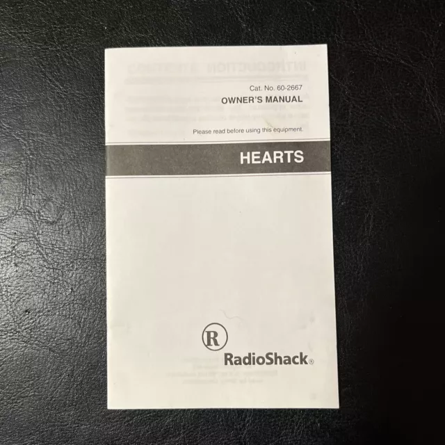 radio shack instruction manuals