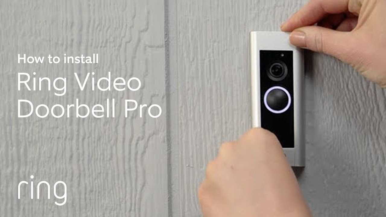 ring doorbell instruction manual