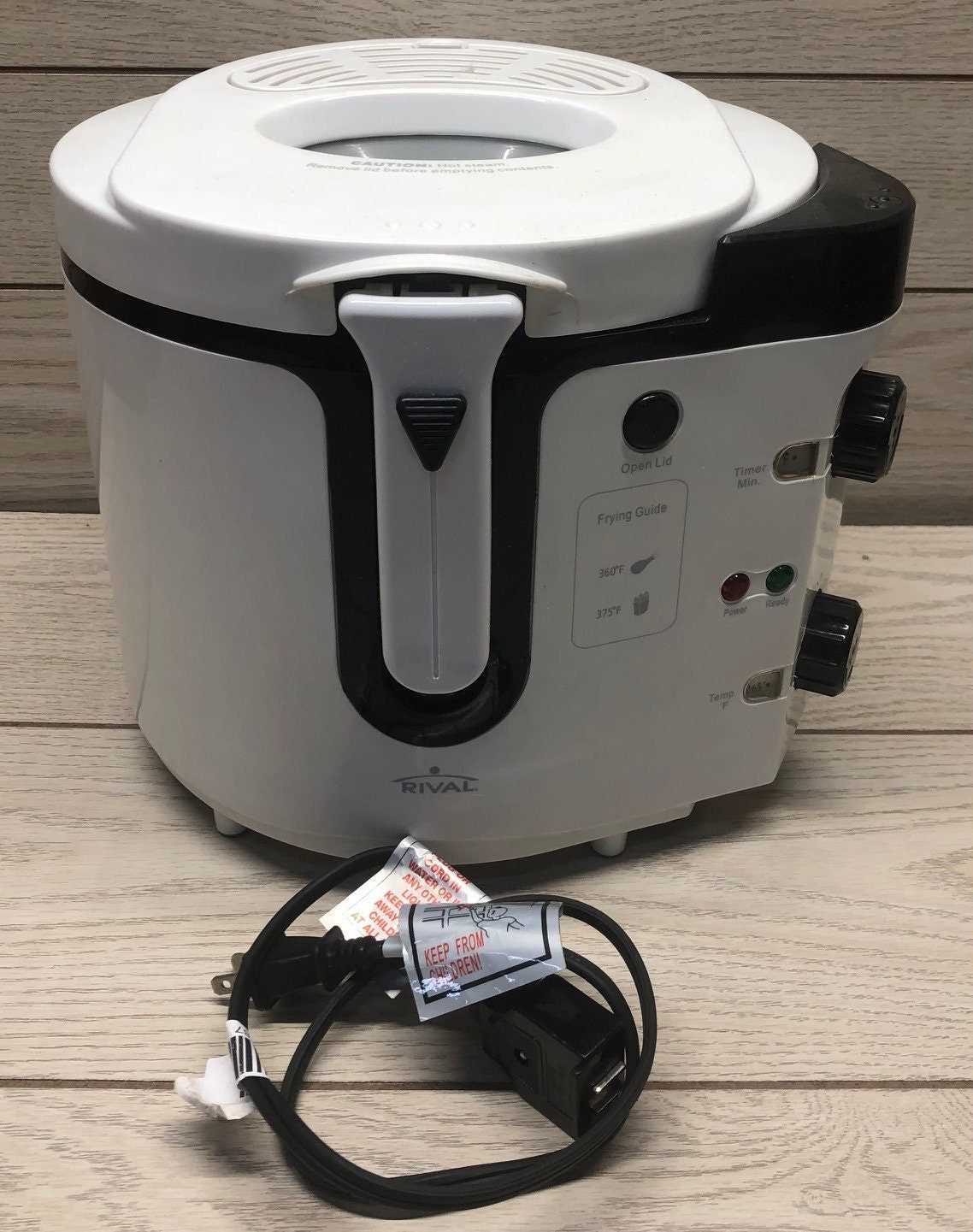 rival deep fryer instruction manual