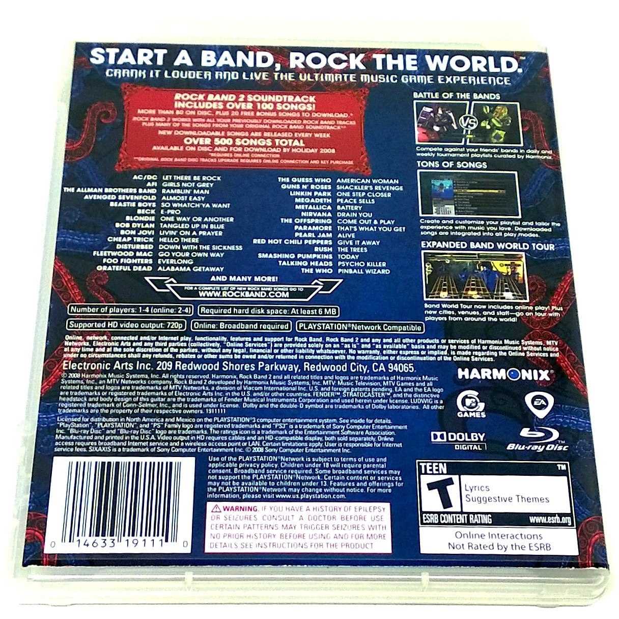 rock band 2 instruction manual